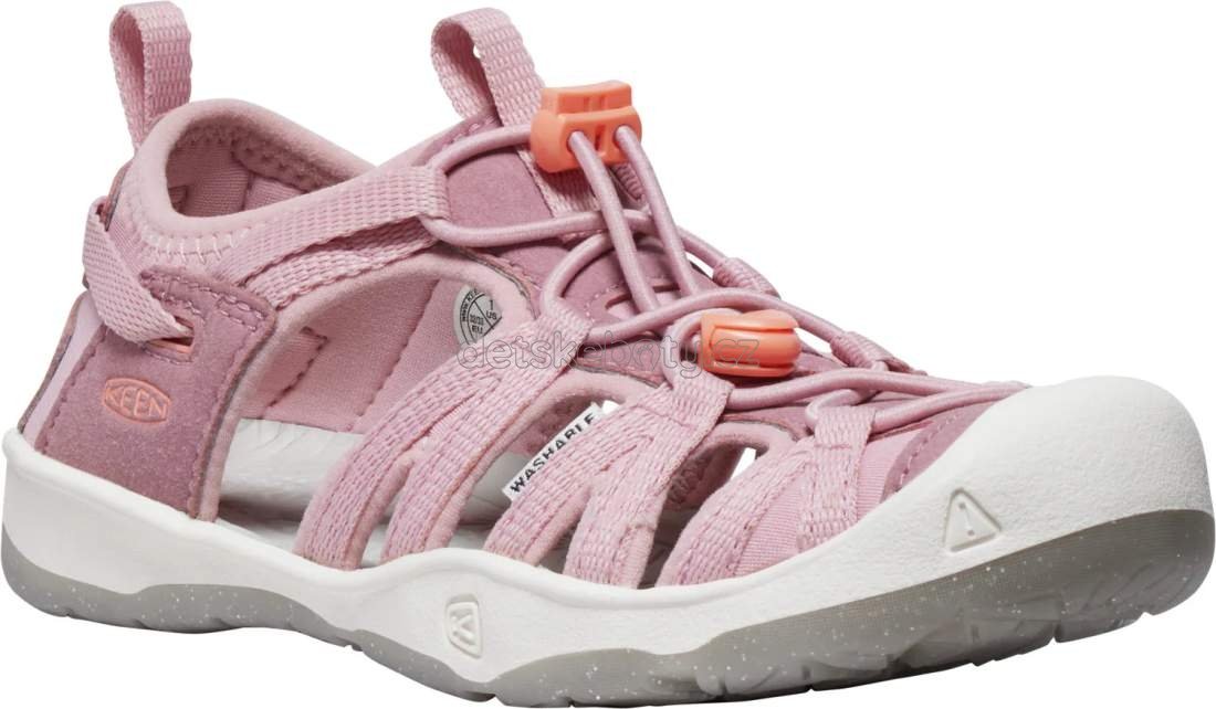 Dětské sandály Keen Moxie sandal youth nostalgia rose/papaya punch Velikost: 35