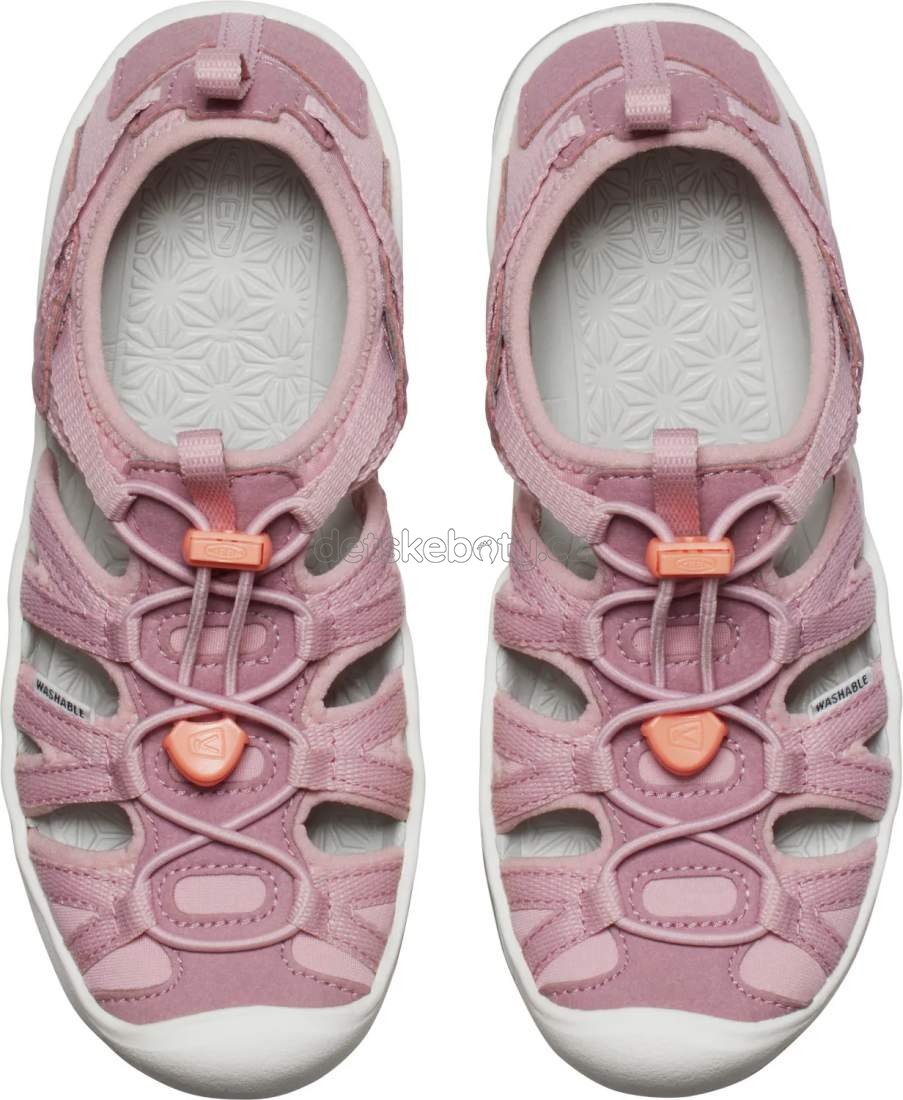 Dětské sandály Keen Moxie sandal youth nostalgia rose/papaya punch Velikost: 36 (obrázek 3)