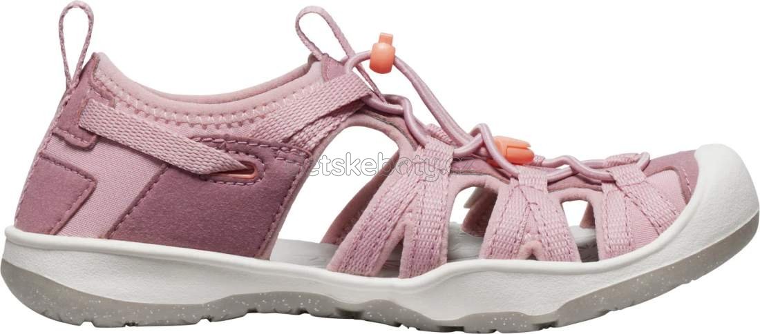 Dětské sandály Keen Moxie sandal youth nostalgia rose/papaya punch Velikost: 36 (obrázek 6)