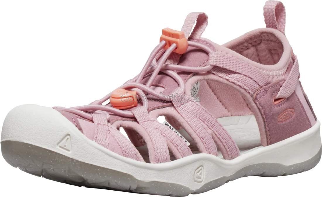 Dětské sandály Keen Moxie sandal youth nostalgia rose/papaya punch Velikost: 36 (obrázek 7)