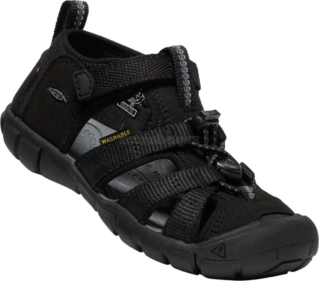 Dětské sandály Keen Seacamp II CNX children black/grey Velikost: 29