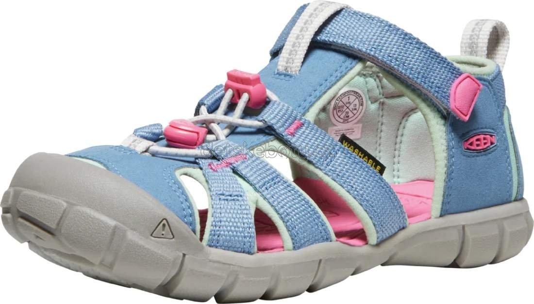 Dětské sandály Keen Seacamp II CNX children coronet blue/hot pink Velikost: 29 (obrázek 3)