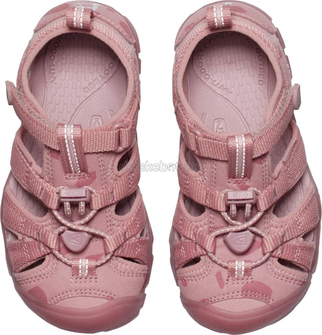 Dětské sandály Keen Seacamp II CNX children dark rose Velikost: 30 (obrázek 3)