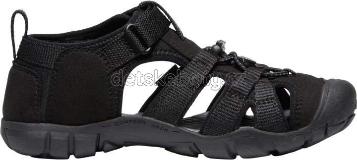 Dětské sandály Keen Seacamp II CNX youth black/grey Velikost: 38 (obrázek 7)