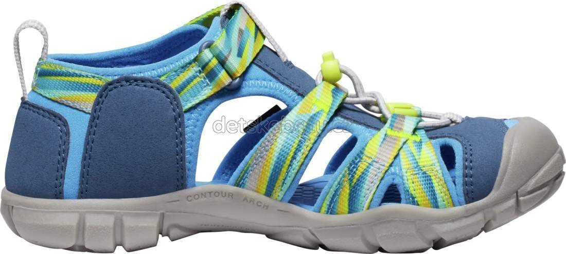 Dětské sandály Keen Seacamp II CNX youth vintage indigo/evening primrose Velikost: 38 (obrázek 6)