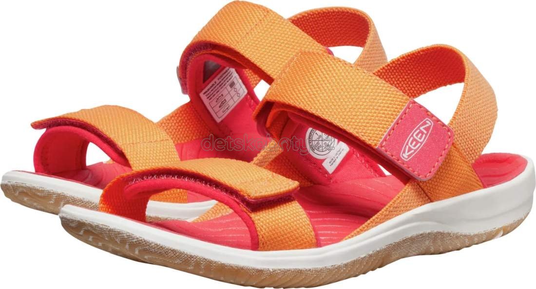 Dětské sandály Keen Elle Backstrap youth tangerine/cayenne Velikost: 37 (obrázek 4)