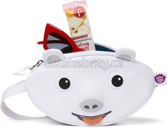 Dětská ledvinka Affenzahn Hipbag Polarbear – white