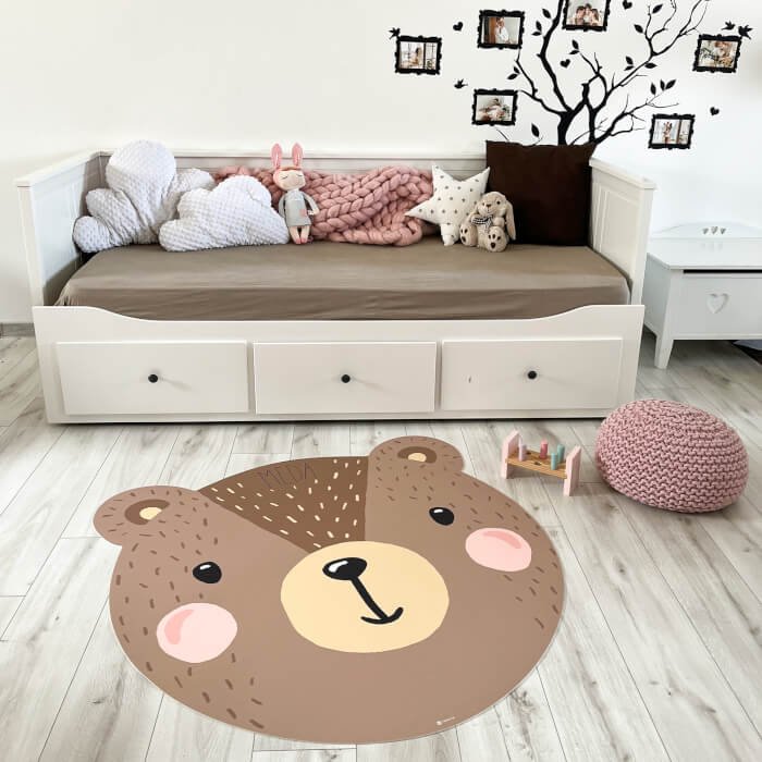INSPIO dětská hrací podložka – Hnědý MEDVÍDEK