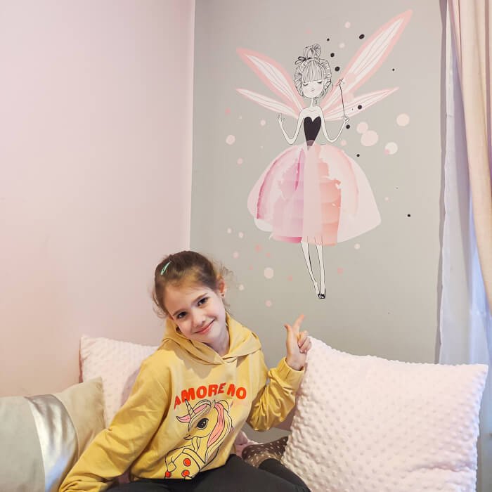 INSPIO dětské samolepky na zeď - Kouzelné víly pro princezny N.1 - 95x66cm (obrázek 5)