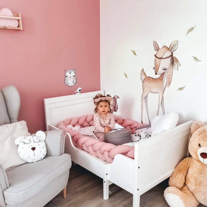 INSPIO dětské samolepky na zeď - Samolepka srnce do dětského pokoje (obrázek 3)