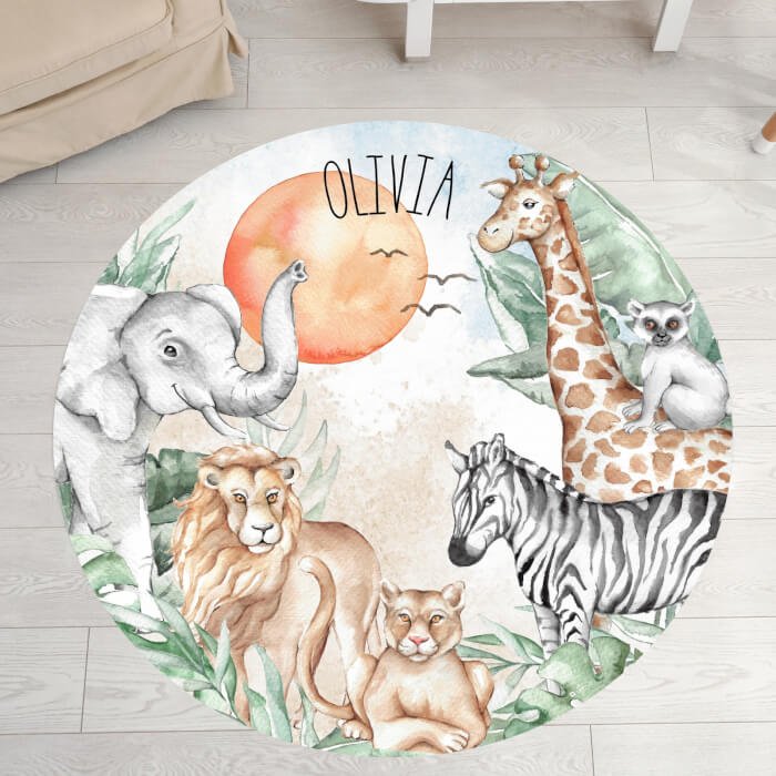 INSPIO dětská hrací podložka – SAFARI