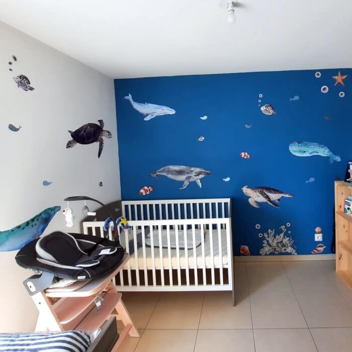 INSPIO samolepky do dětského pokoje - Podmořský svět (obrázek 5)