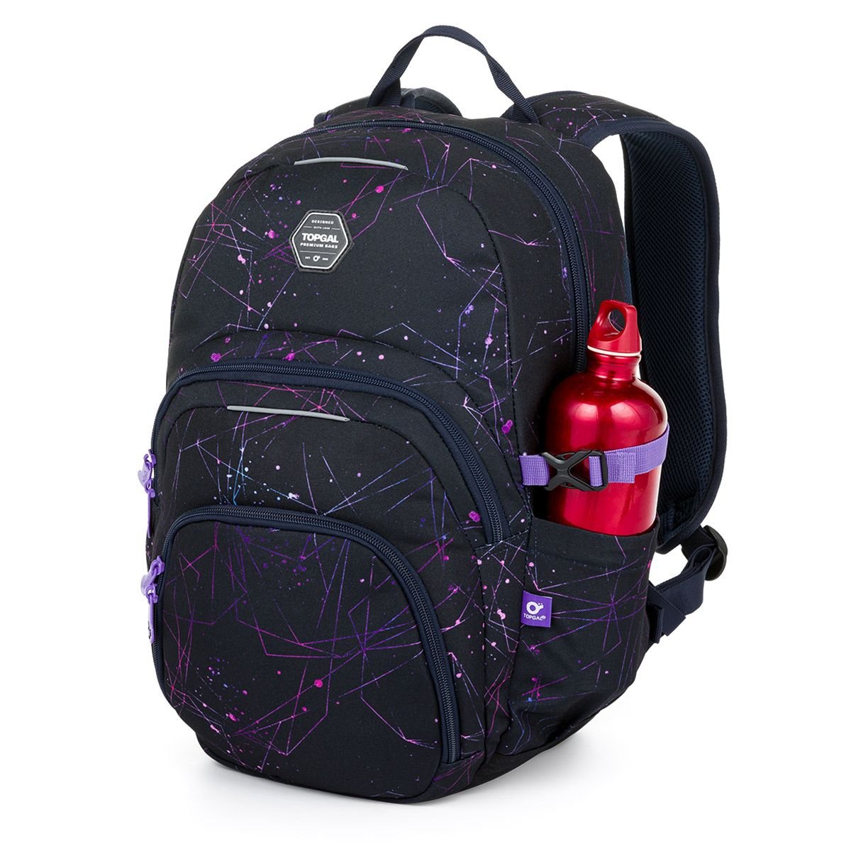 Studentský batoh s fialovými detaily Topgal SKYE 24031 (obrázek 7)