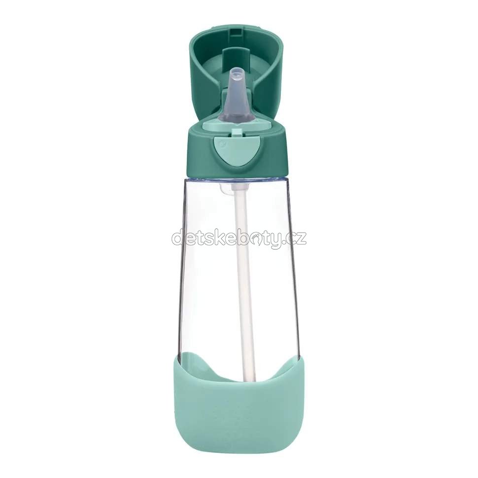 b.box 500507 Lahev na pití s brčkem 600 ml - emerald forest (obrázek 3)