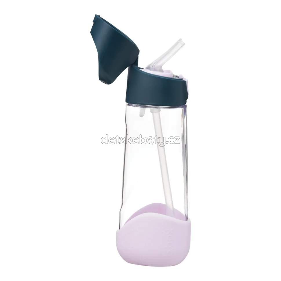 b.box 225 Lahev na pití s brčkem 600 ml - indigo/růžová (obrázek 3)