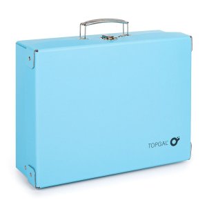Kufřík na výtvarné potřeby Blue Topgal CASE 24063