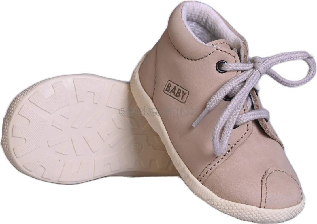 Dětské capáčky Veleta 7272 027 smetanová (obrázek 3)