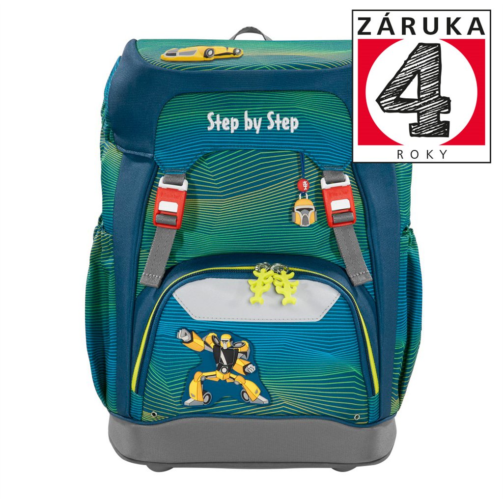 Levně Školní batoh Step by Step GRADE Power Robot, AGR certifikát