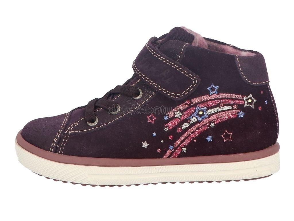 Dětské celoroční boty Lurchi 84L1063002 blachberry