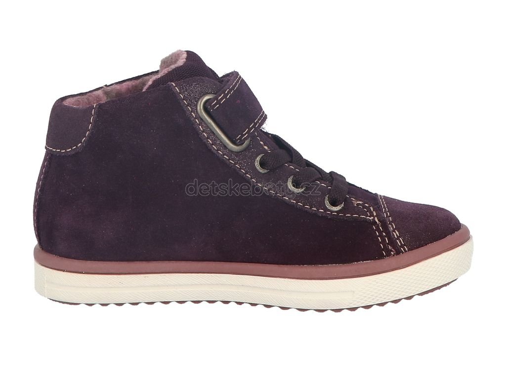 Dětské celoroční boty Lurchi 84L1063002 blachberry Velikost: 28 (obrázek 3)