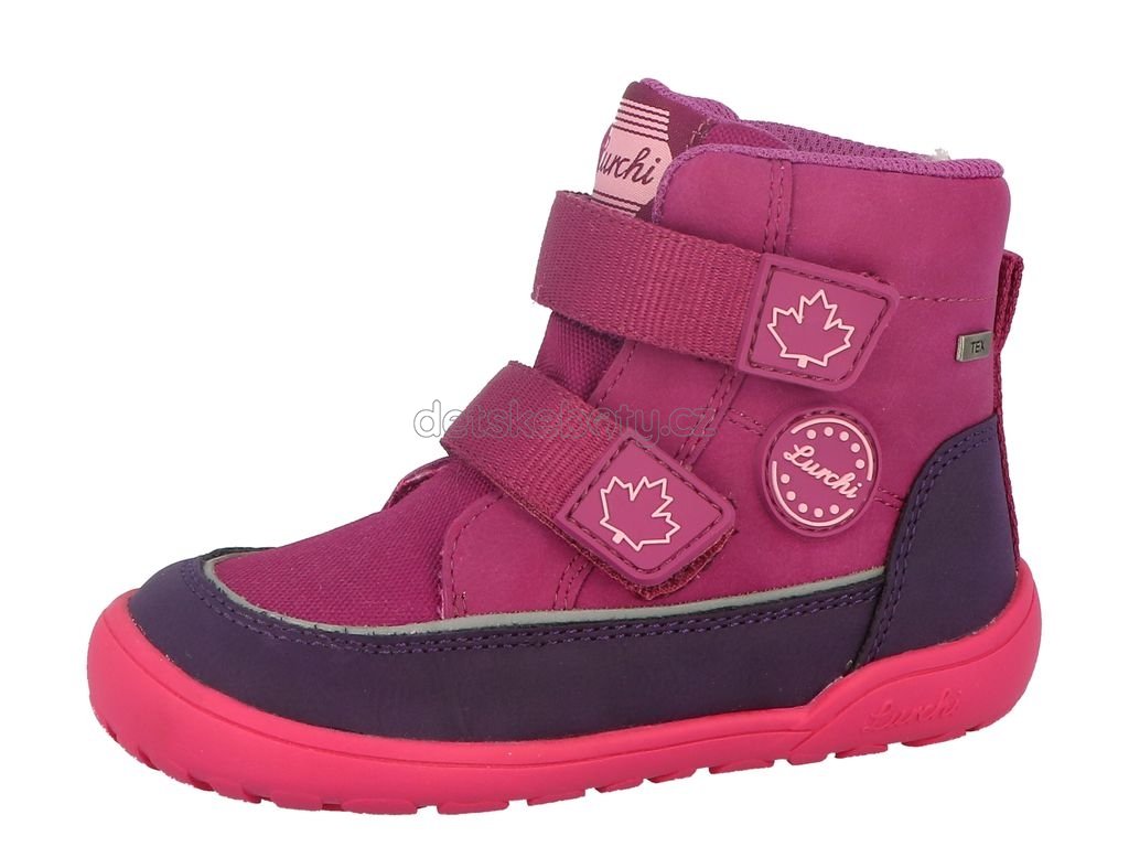 Dětské zimní boty Lurchi 84L0013004 purple