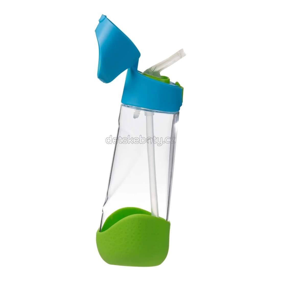 b.box 220 Lahev na pití s brčkem 600 ml - modrá/zelená (obrázek 3)