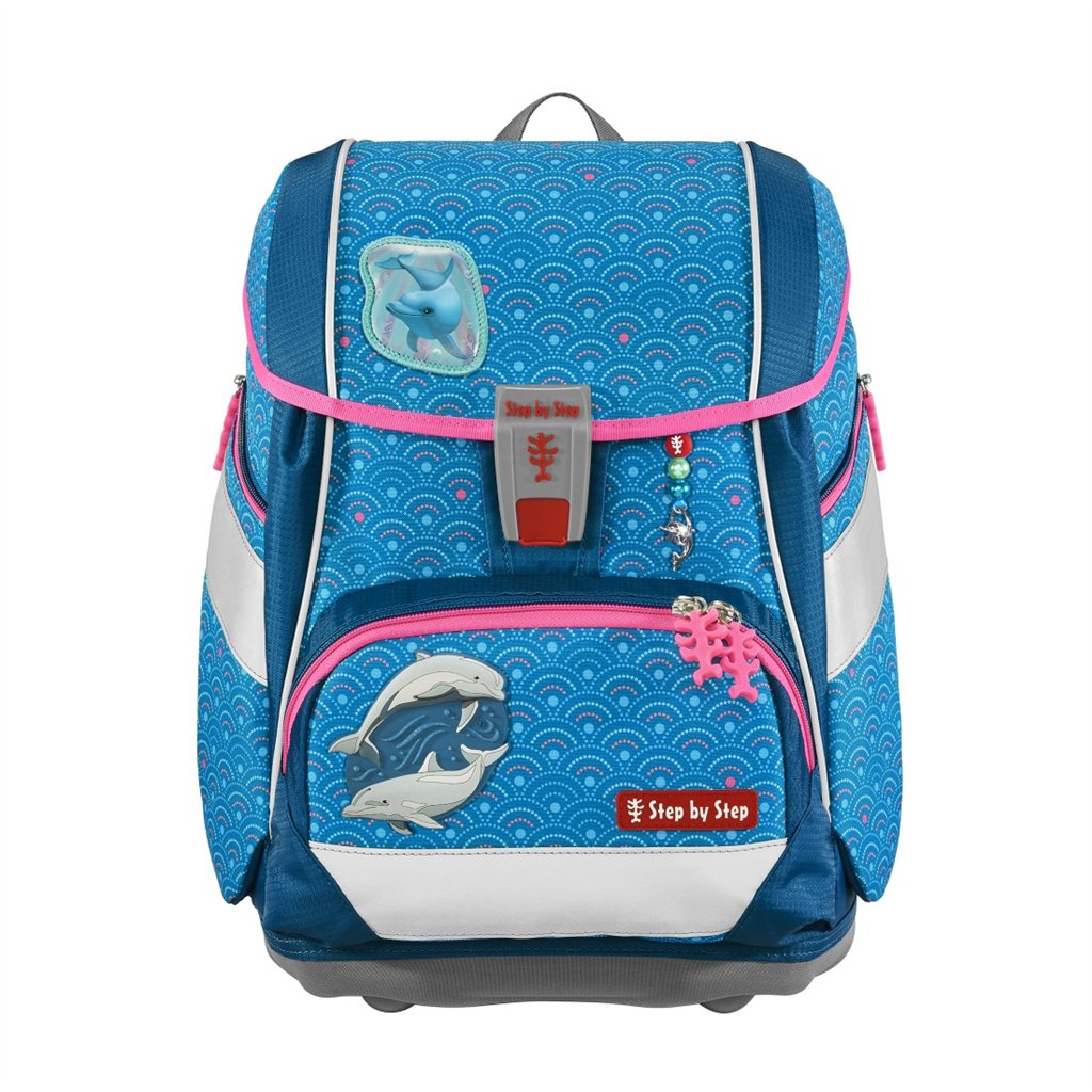 Školní aktovka/batoh 2IN1 PLUS pro prvňáčky – 6dílný set, Step by Step Dolphin Pi (obrázek 13)