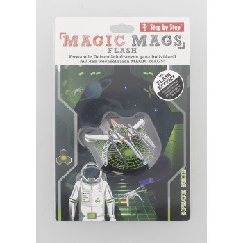 Blikající obrázek Magic Mags Flash Space Ship Skylar k aktovkám GRADE, SPACE, CLOUD, 2IN1 a KID (obrázek 9)