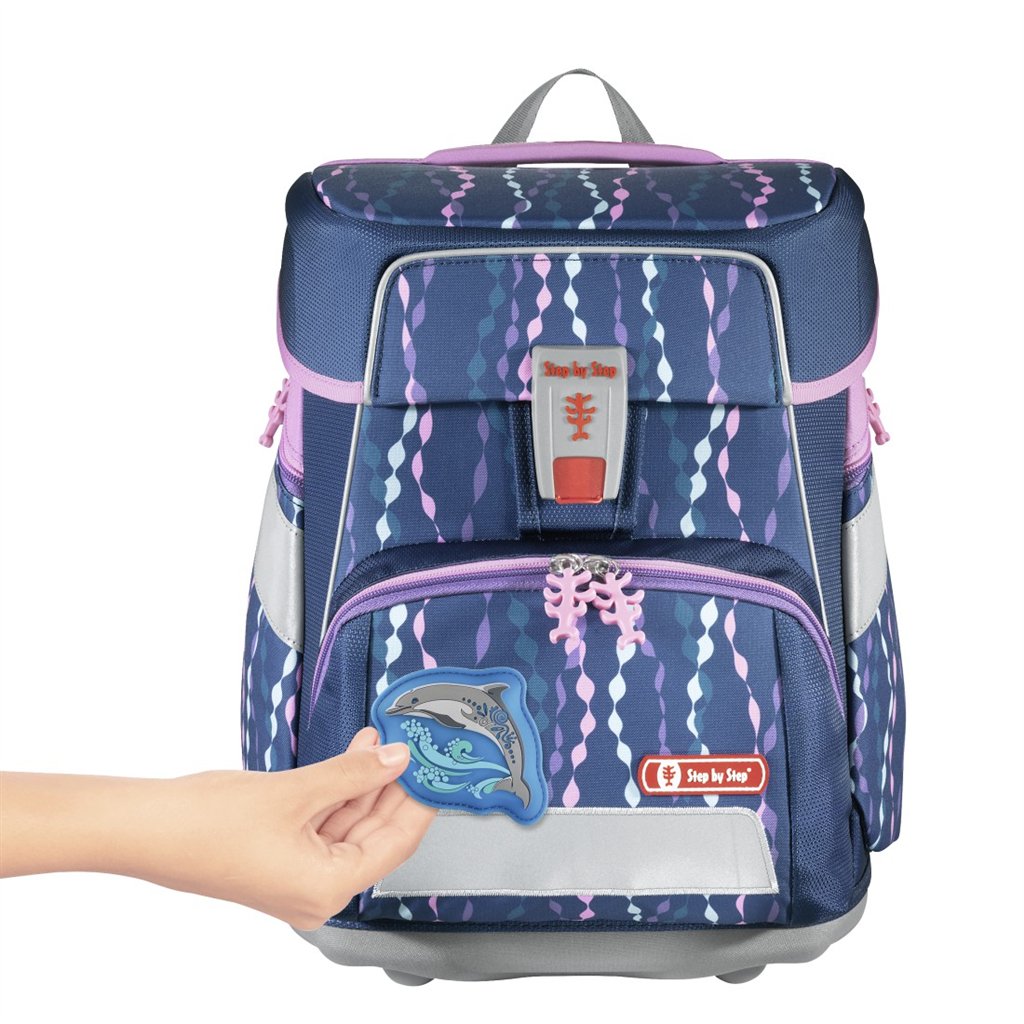 Blikající obrázek Magic Mags Flash Jumping Dolphin Fips k aktovkám Step by StepGRADE,SPACE,CLOUD,KID (obrázek 4)