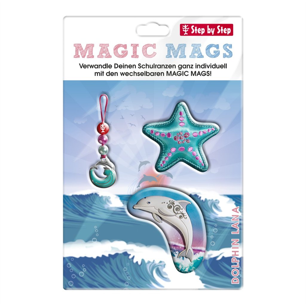 Doplňková sada obrázků MAGIC MAGS Dolphin Lana k aktovkám GRADE, SPACE, CLOUD, 2IN1 a KID (obrázek 5)