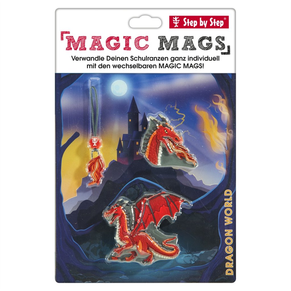 Doplňková sada obrázků MAGIC MAGS Dragon Drako k aktovkám GRADE, SPACE, CLOUD, 2v1 a KID (obrázek 5)