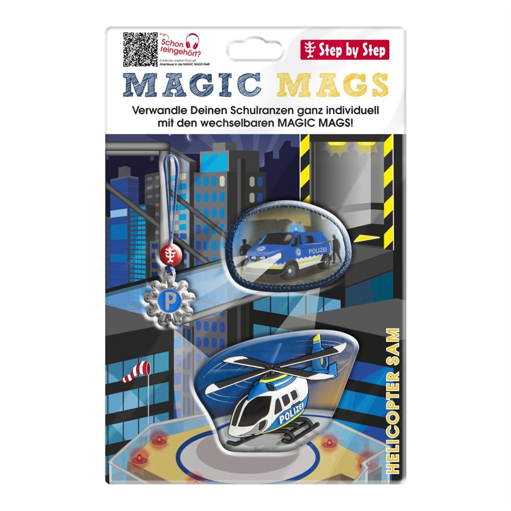 Doplňková sada obrázků MAGIC MAGS Helicopter Sam k aktovkám GRADE, SPACE, CLOUD, 2IN1 a KID (obrázek 5)