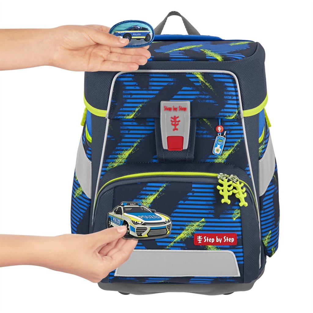 Doplňková sada obrázků MAGIC MAGS Police Car Cody k aktovkám GRADE, SPACE, CLOUD, 2IN1 a KID (obrázek 3)