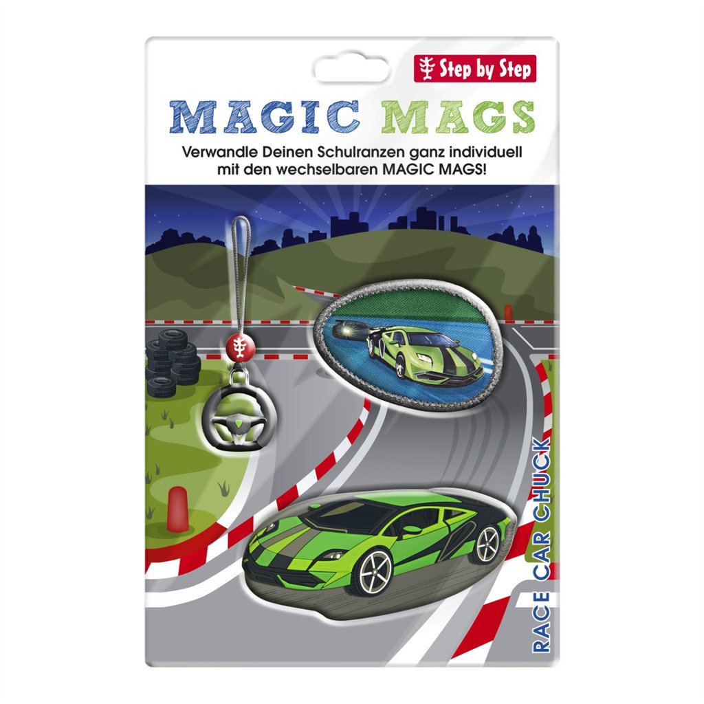 Doplňková sada obrázků MAGIC MAGS Race Car Chuck k aktovkám GRADE, SPACE, CLOUD, 2IN1 a KID (obrázek 5)