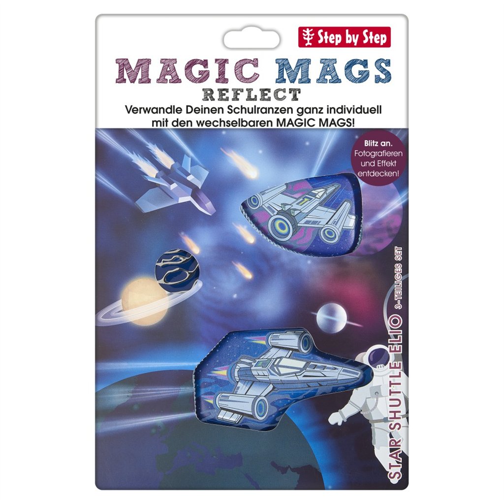 Doplňková sada obrázků MAGIC MAGS Shuttle Elio k aktovkám GRADE, SPACE, CLOUD, 2v1 a KID (obrázek 6)