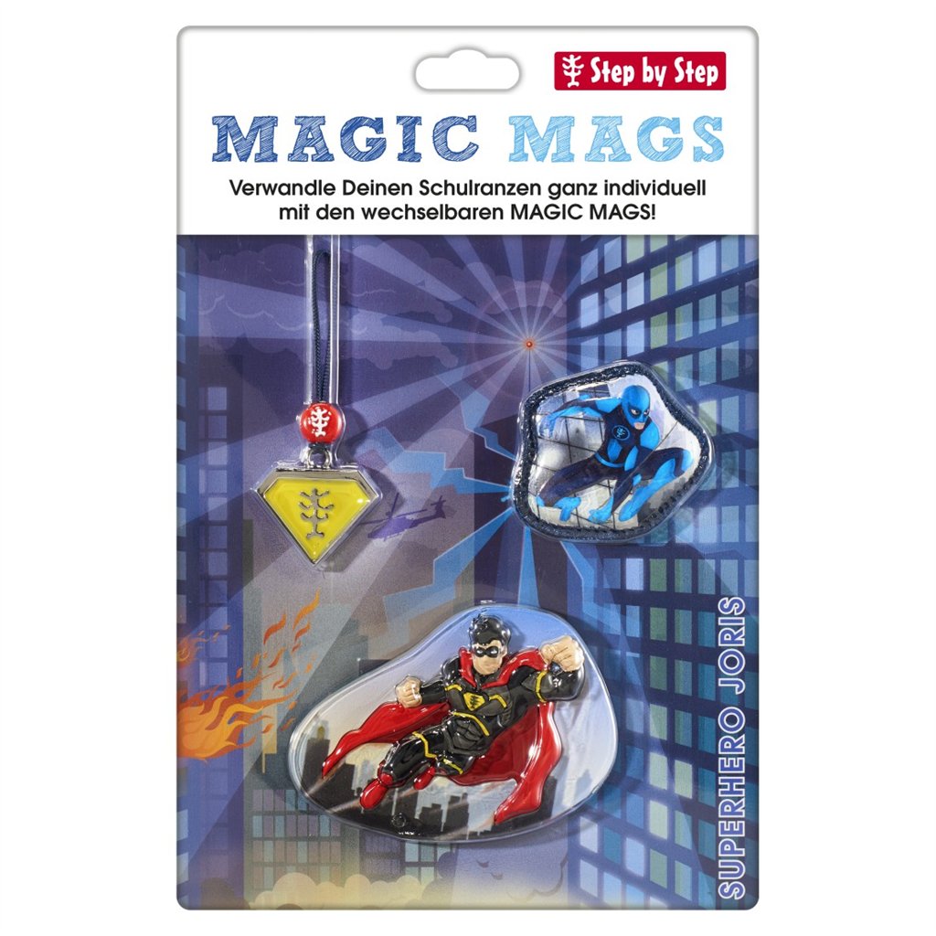 Doplňková sada obrázků MAGIC MAGS Superhero Joris k aktovkám GRADE, SPACE, CLOUD, 2v1 a KID (obrázek 4)
