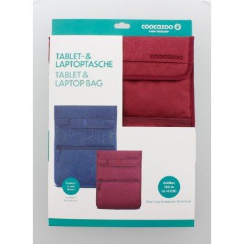 Pouzdro na tablet/notebook coocazoo pro velikost 14“ (35,5 cm), velikost L, barva vínová (obrázek 7)