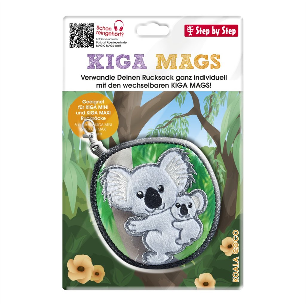 Vyměnitelný obrázek KIGA MAGS Koala Coco k batůžkům KIGA (obrázek 5)