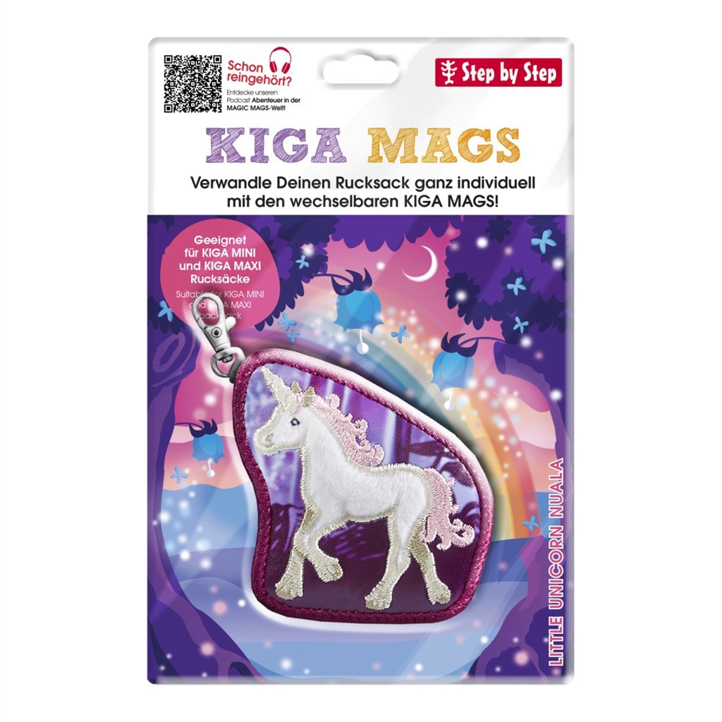 Vyměnitelný obrázek KIGA MAGS Little Unicorn Nuala k batůžkům KIGA (obrázek 5)