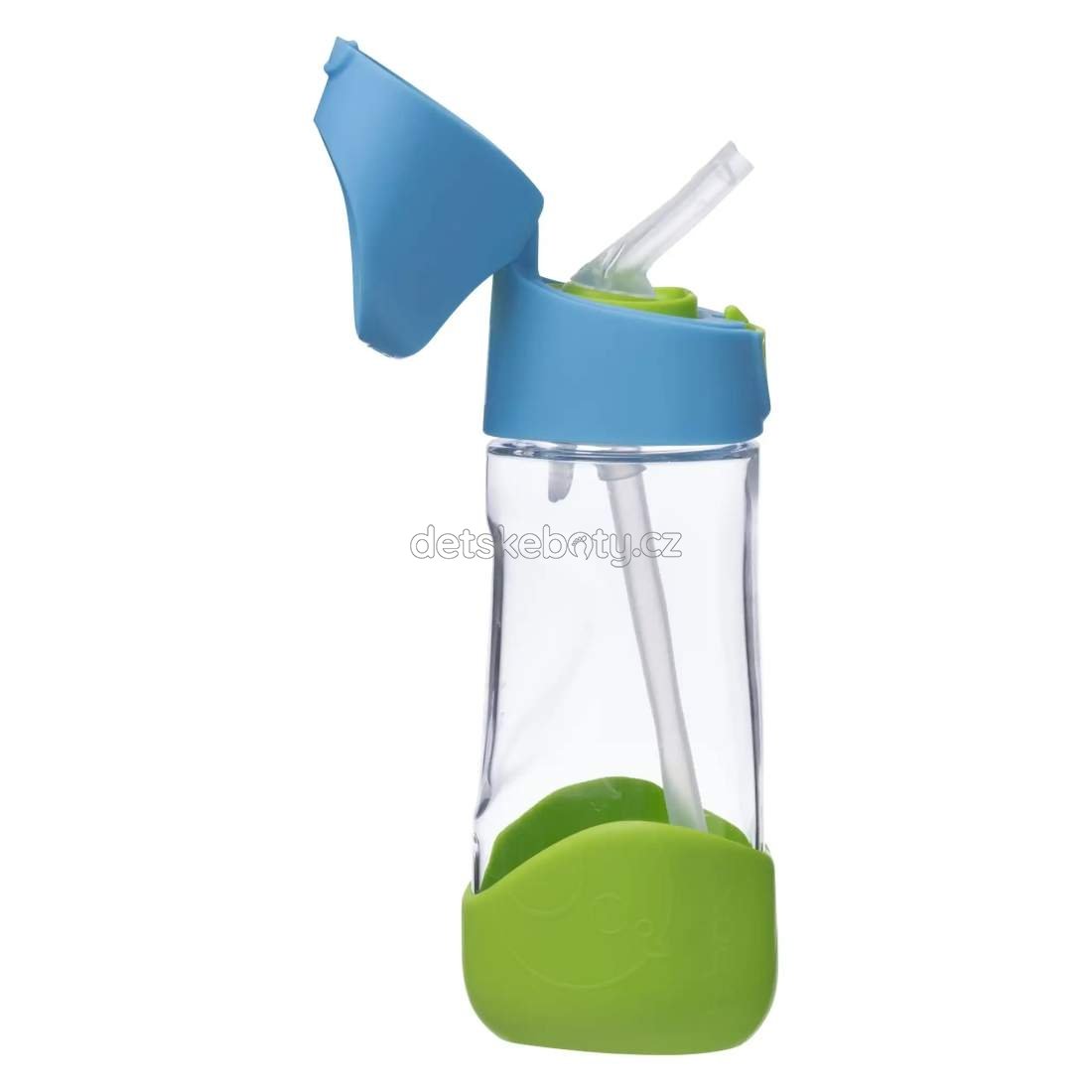 b.box 440 Lahev na pití s brčkem 450 ml - modrá/zelená (obrázek 3)
