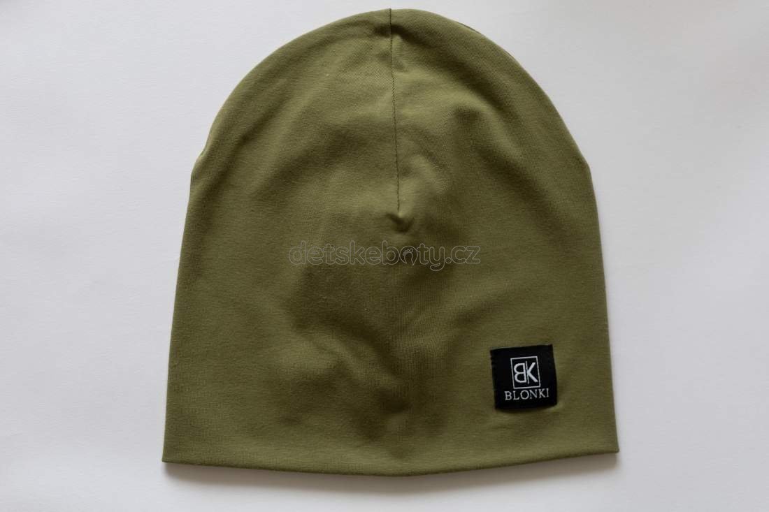 Tenká čepice Blonki khaki Velikost: 45-47