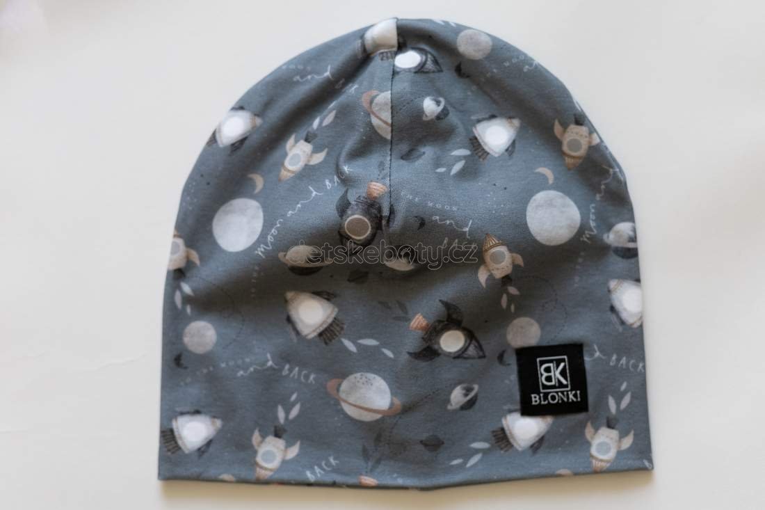 Tenká čepice Blonki č.110- vesmír Velikost: 48-50