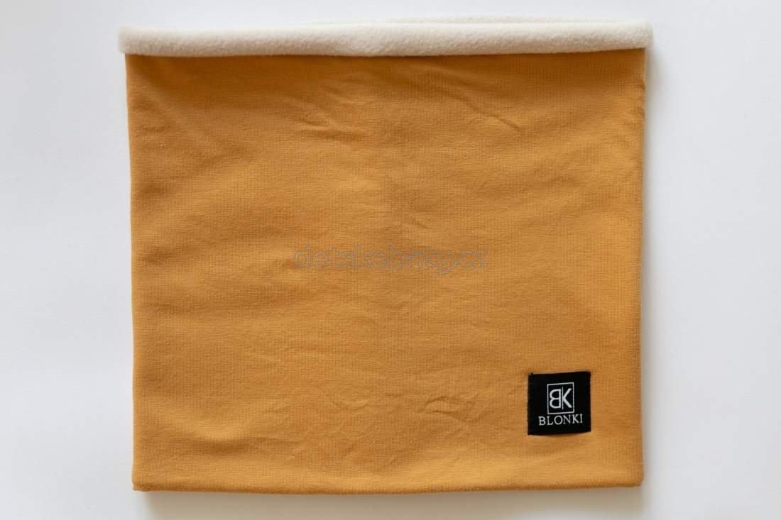 Zimní Blonki nákrčník okrový Velikost: S