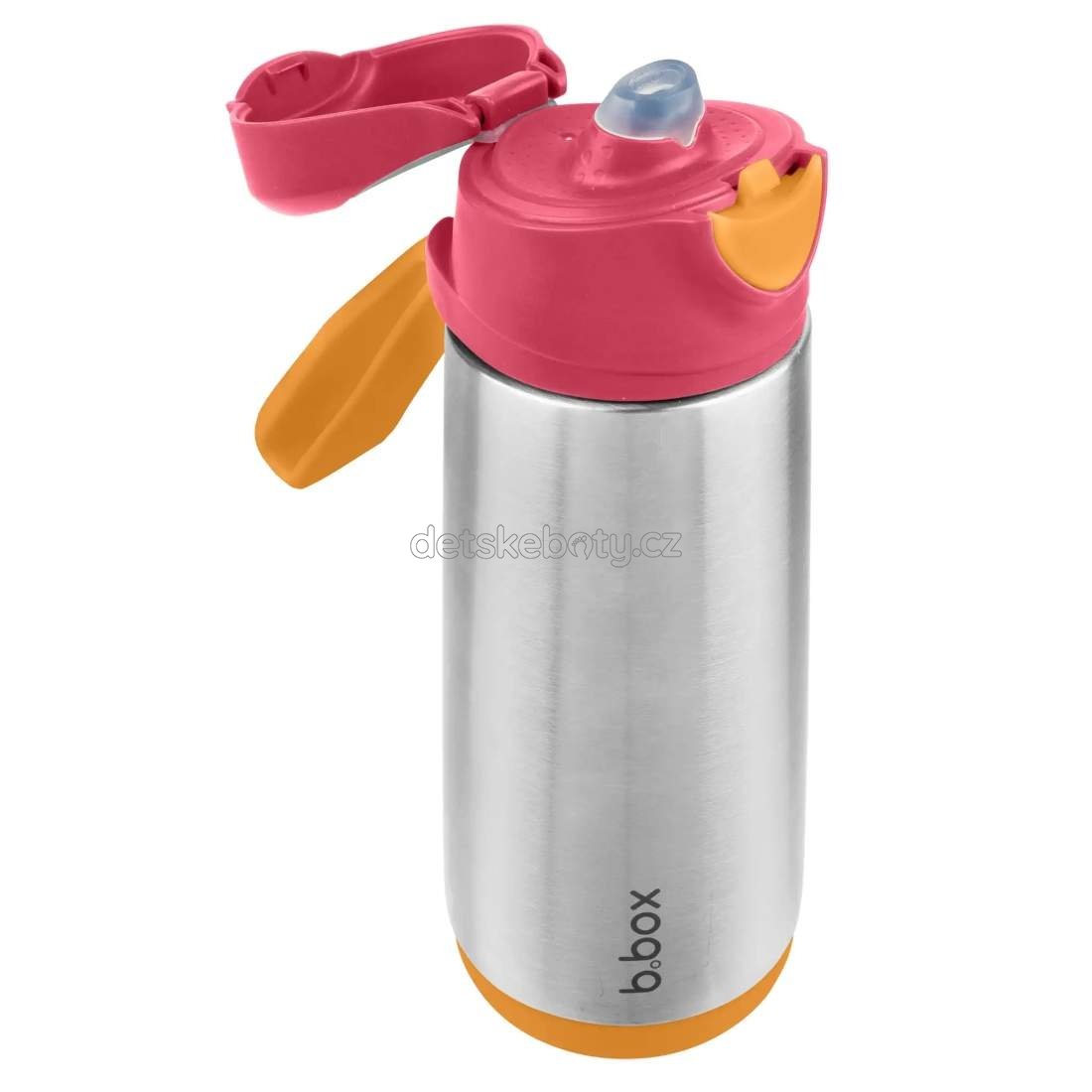 b.box 500934 Termoska na pití sport 500 ml – růžová/oranžová