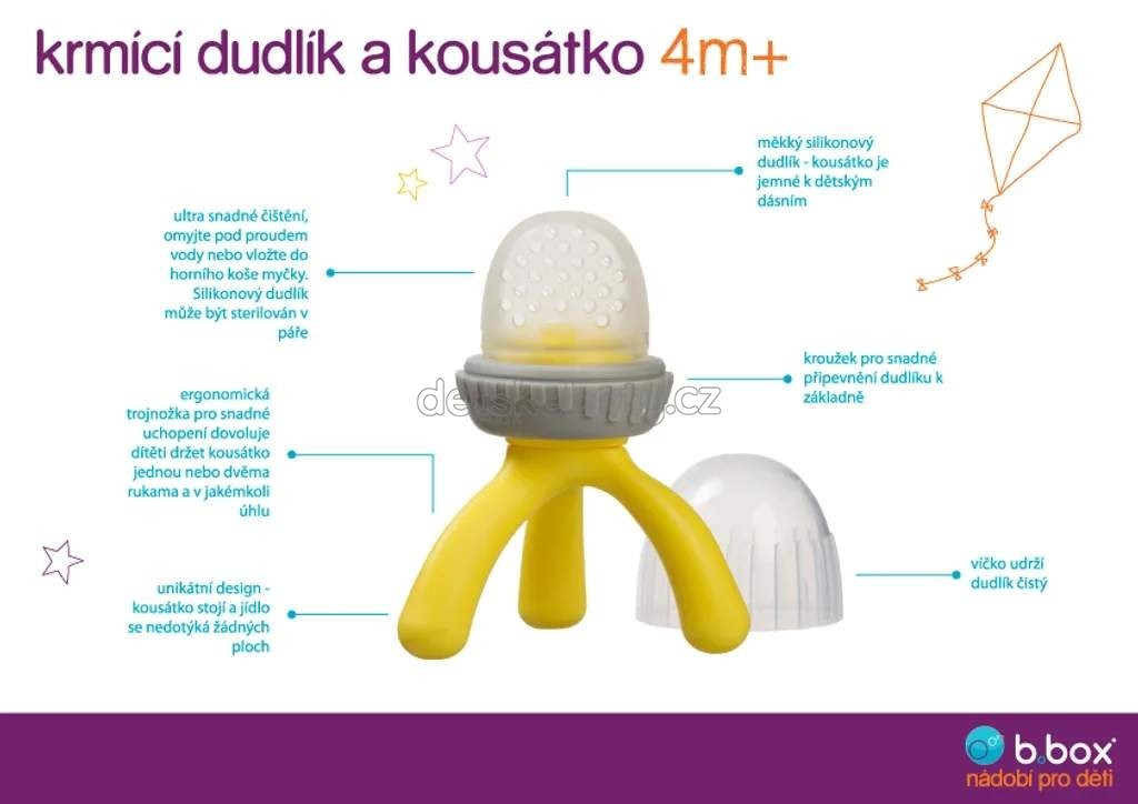 b.box 336 Krmící dudlík a kousátko - růžové (obrázek 3)