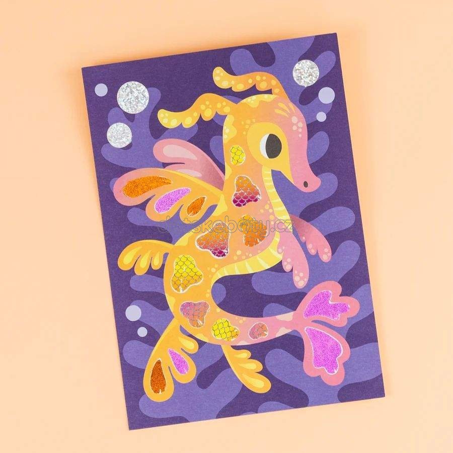 Kreativní sada Tiger Tribe Foil Art – Ocean Magic