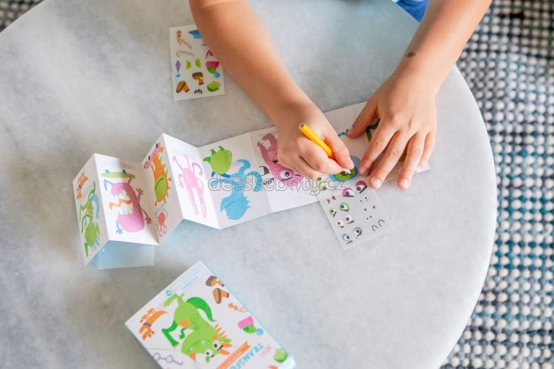 Kreativní sada Tiger Tribe Mini Transfer Magic - Monster Parade (obrázek 4)
