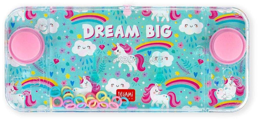 dárek - Vodní hra Legami Mini Water Game - Unicorn