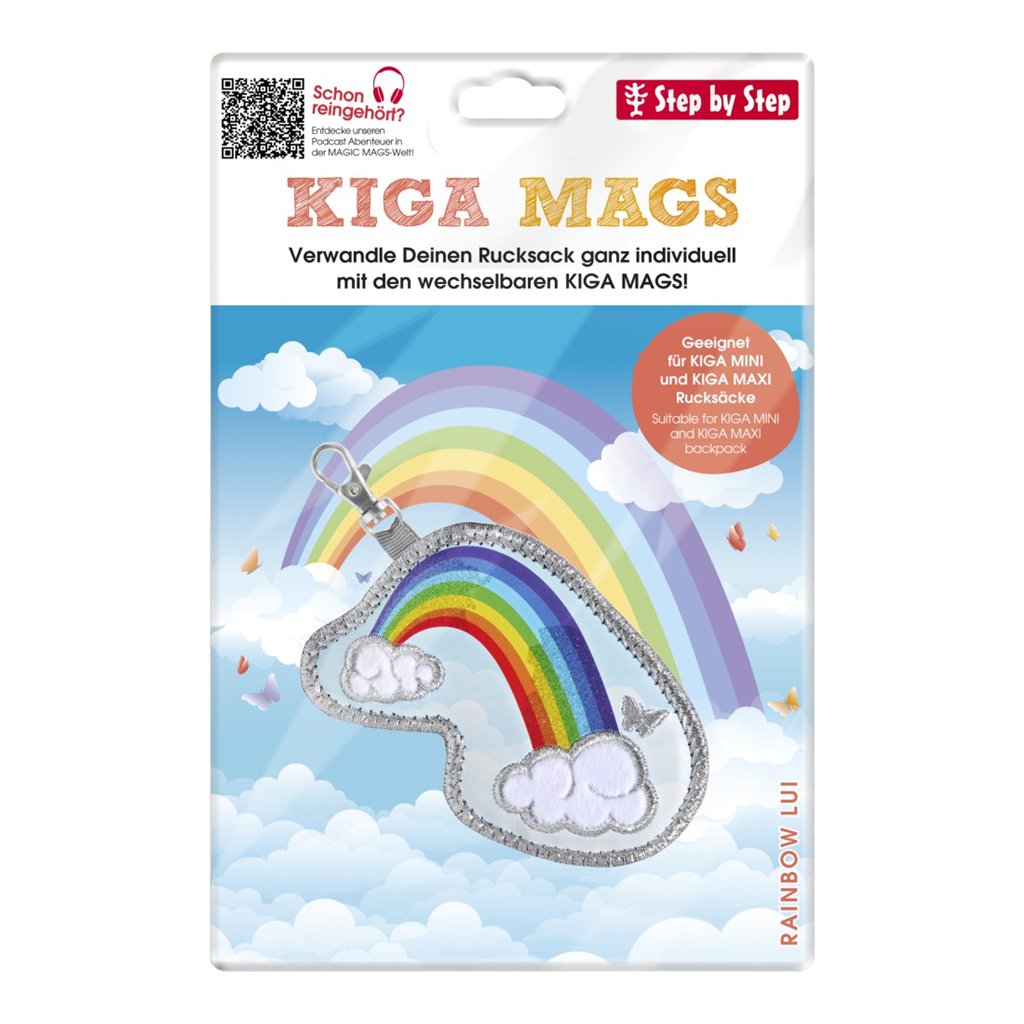 Vyměnitelný obrázek KIGA MAGS Rainbow Lui k batůžkům KIGA (obrázek 6)