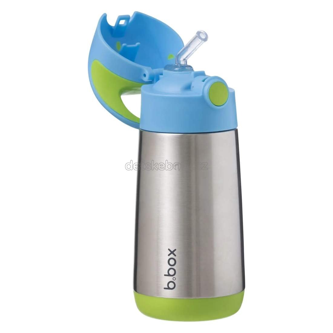 b.box 500707 Termoska na pití s brčkem 350 ml - modrá/zelená (obrázek 3)